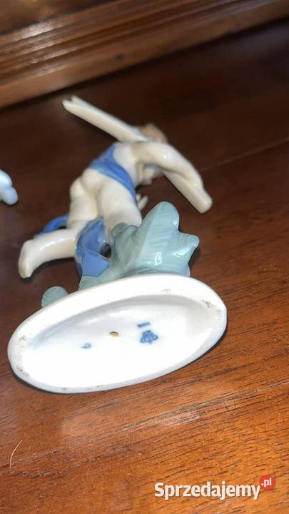 Zima Figurki Pory Roku IlmenauPorzellanfabrik Porcelana i szkło Gdańsk
