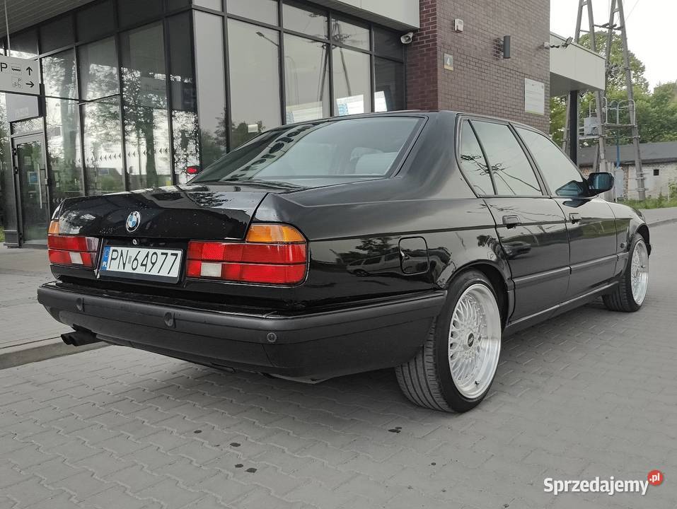 Bmw 730i E32 v8 M60b30 LPG shadowline szare Dębe Wielkie
