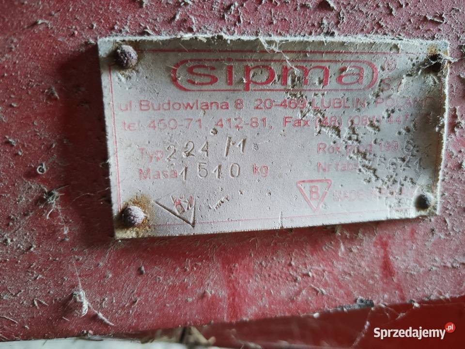 Prasa Sipma Z 2241 nieuszkodzony Majdan Kawęczyński