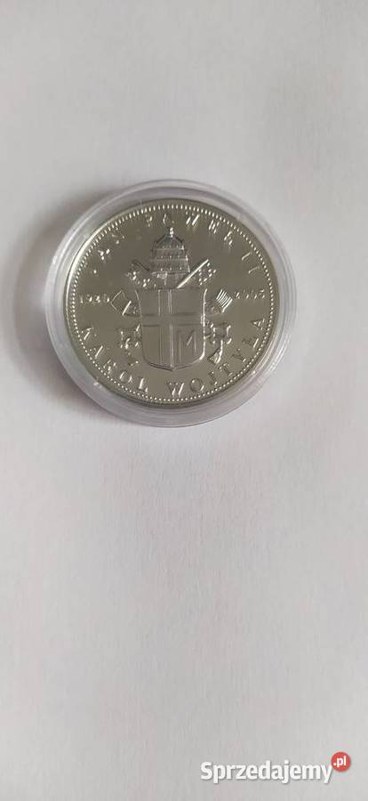 Święty Jan Paweł II medal ze srebra Wrocław