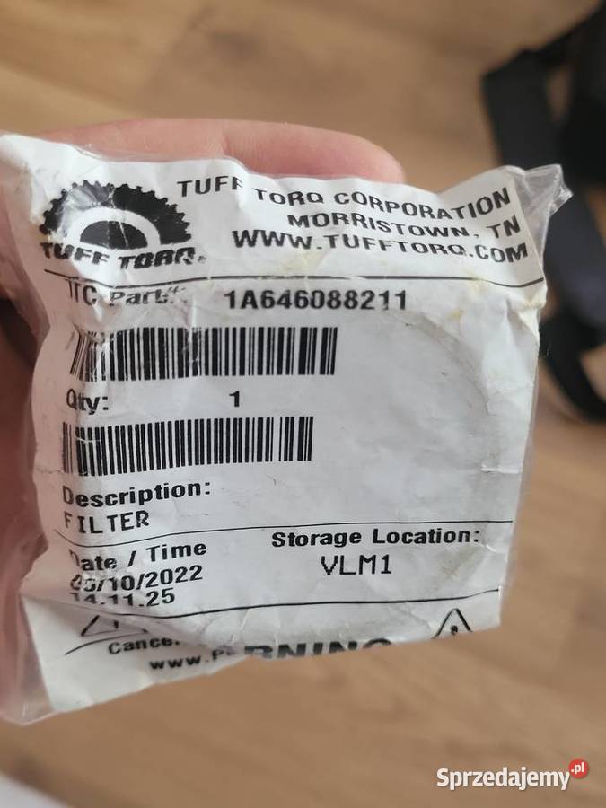 Nowy filtr skrzyni Tuff tork k46 kosiarka Rzezawa