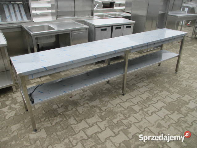 Nowy Solidny Stół Gastronomiczny Z Półką Ostrów Wielkopolski