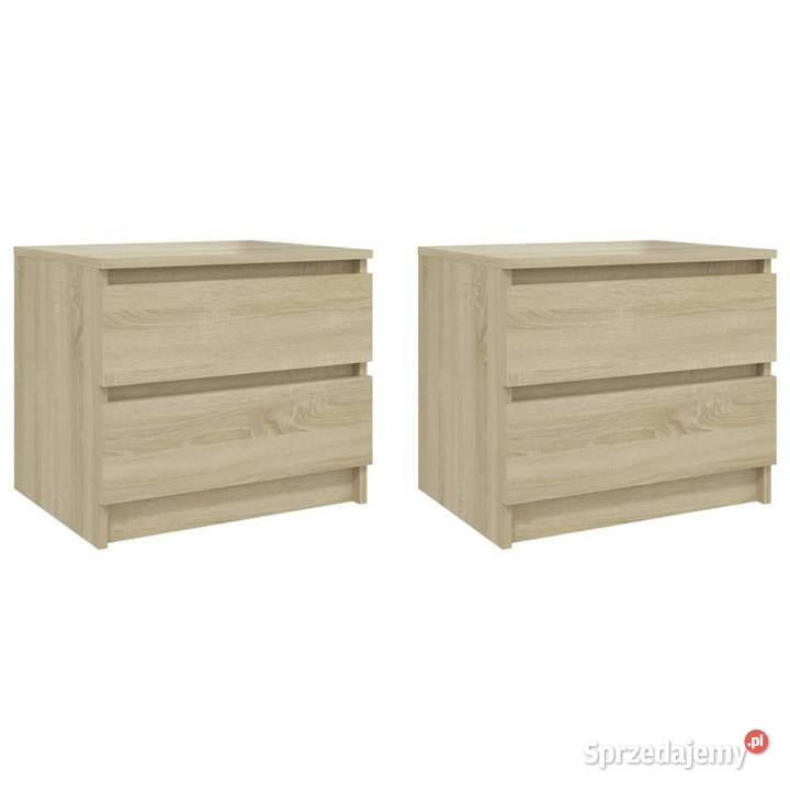 vidaXL Szafki nocne 2 dąb sonoma 50x39x435 Nocne Warszawa