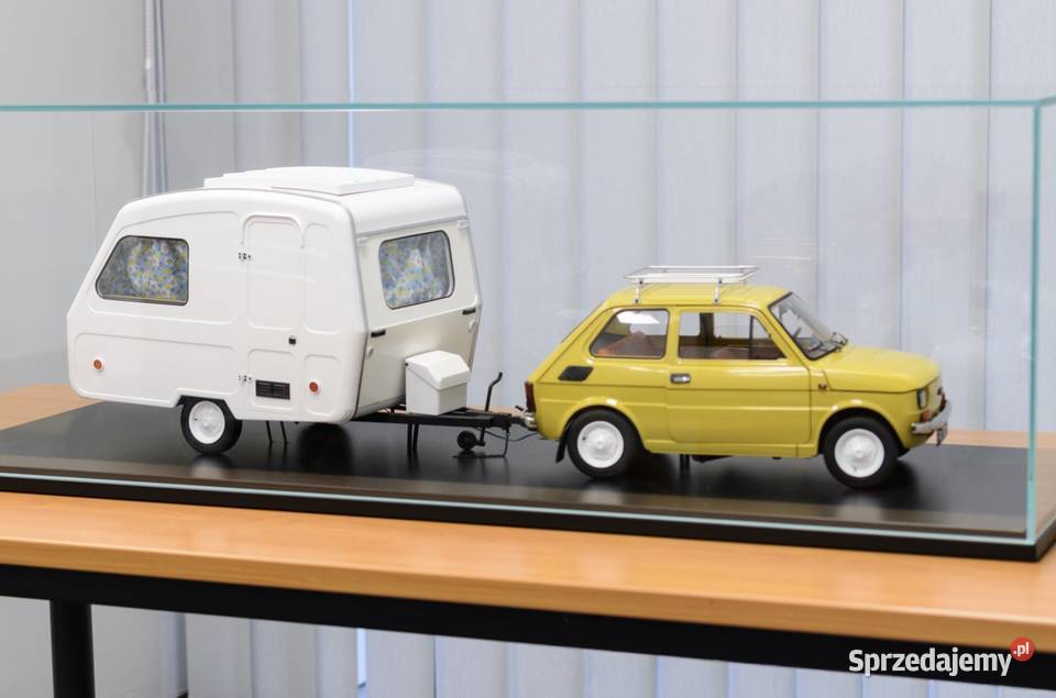 Model DEAGOSTINI Fiat 126p przyczepa Niewiadów wielkopolskie Przeźmierowo