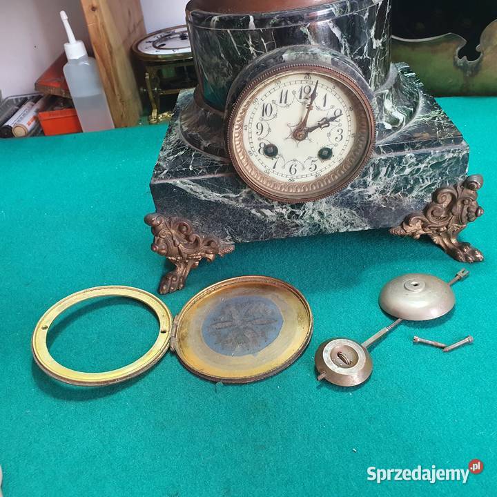 SprawnyFrancuski zegar figuralny55x25x20 Wrocław