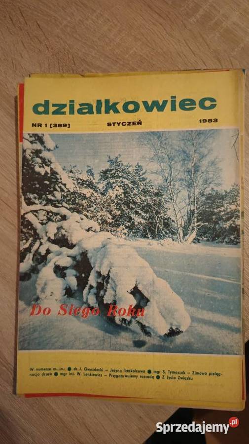 Działkowiec czasopismo PRL Jędrzejów