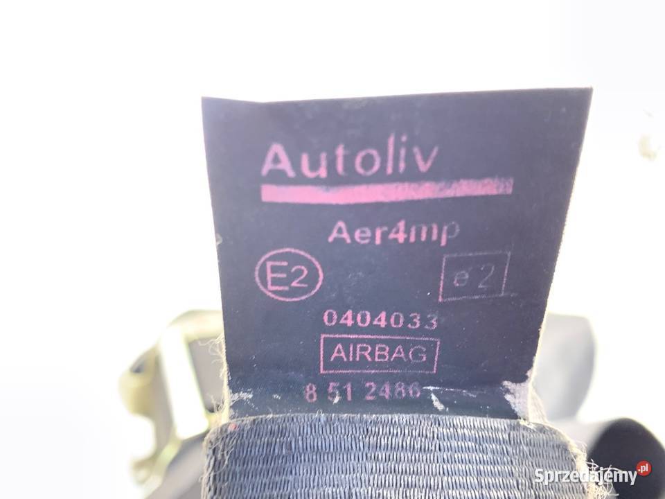 PAS BEZPIECZEŃSTWA PRAWY PRZÓD PEUGEOT 207 0615 osobowe