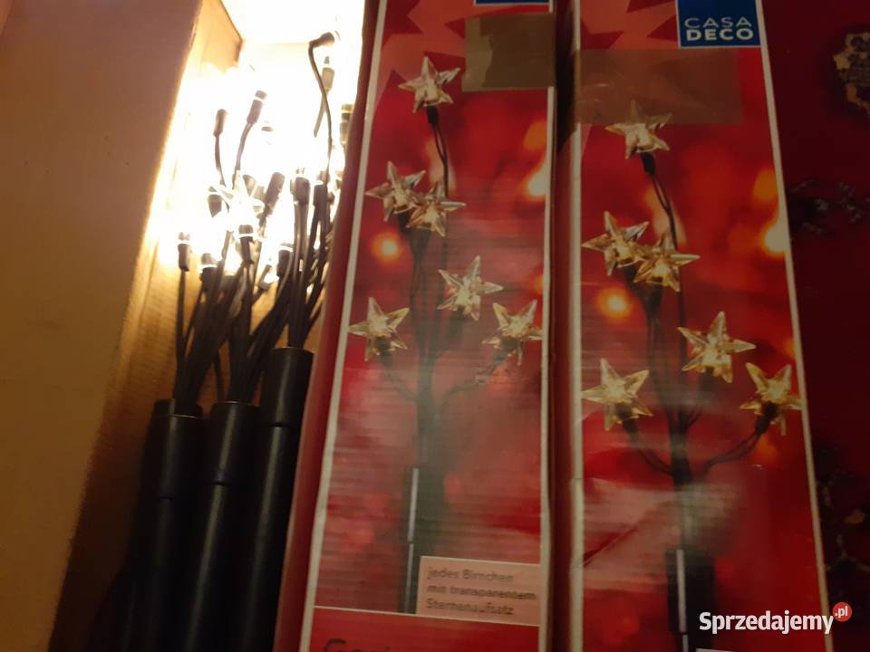 lampki światełka do ogrodu świąteczne pomorskie sprzedam