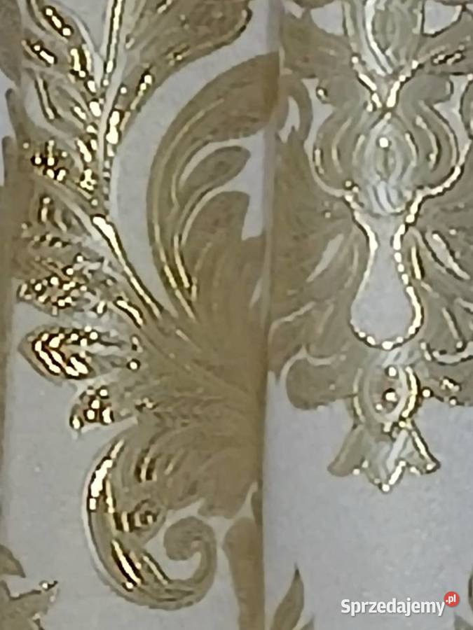 Zasłony złote 2 sztuki mazowieckie Mława