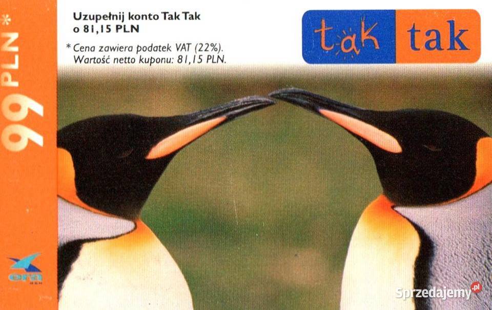 Karty doładowujące ERA TAK TAK Konin