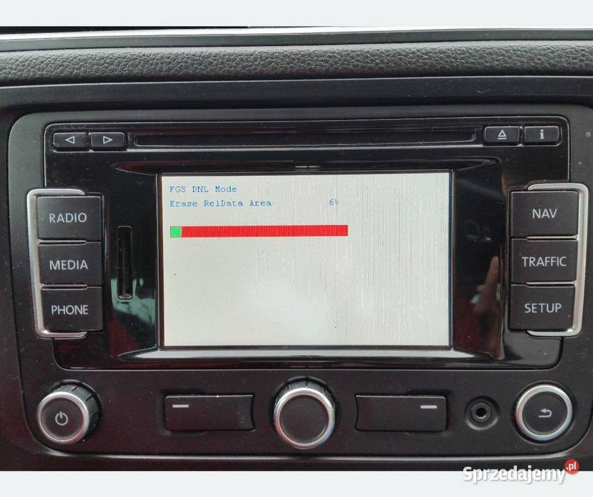 Polskie menu polski lektor Mapa VW RNS 310 V12 Aleksandrów Łódzki sprzedam