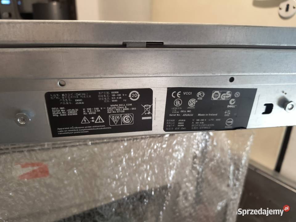 Serwer Dell PE2950 2x CPU 3GHz 16GB 2x psu iDrac Taktowanie procesora 3000 Kraków