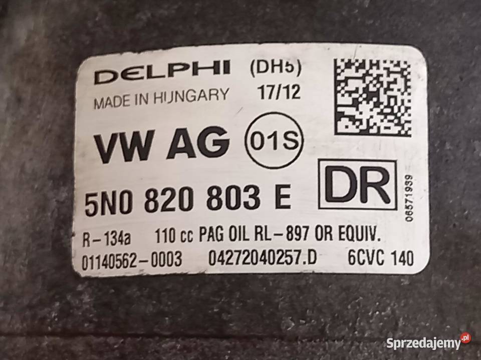 FABIA 16 TDI CAY CAYB 12r 90 sprężarka