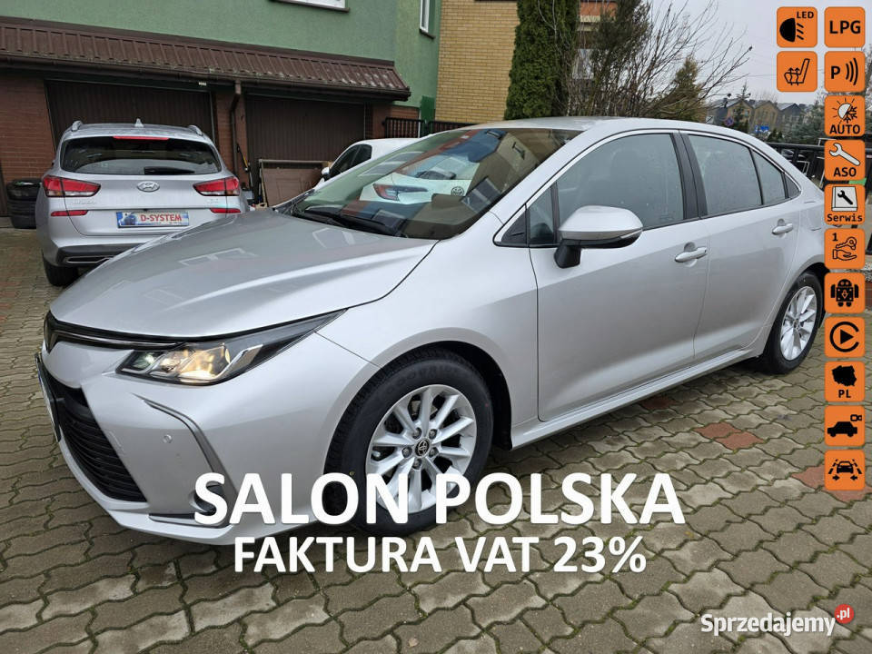 Toyota Corolla 2021 LPG Salon Polska 1Wł kurtyny powietrzne Corolla Białystok