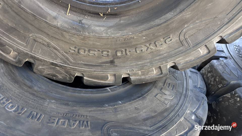 Opony pełne Linde H30 H35 27x1012 23x910 zestaw Koziegłowy