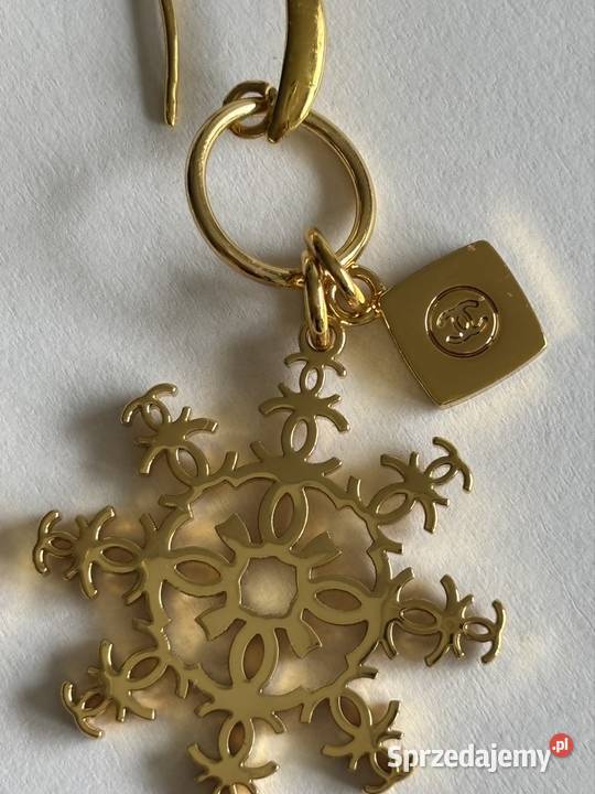 Kolczyki z zawieszką Chanel kujawsko-pomorskie Bydgoszcz