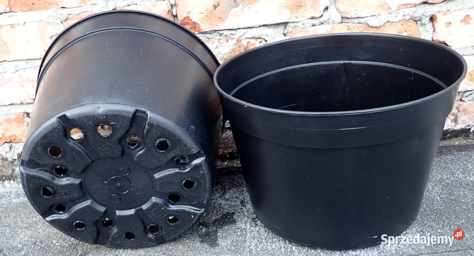Doniczki produkcyjne 15 L 33 Najgrubsze 15L czarny Siewierz