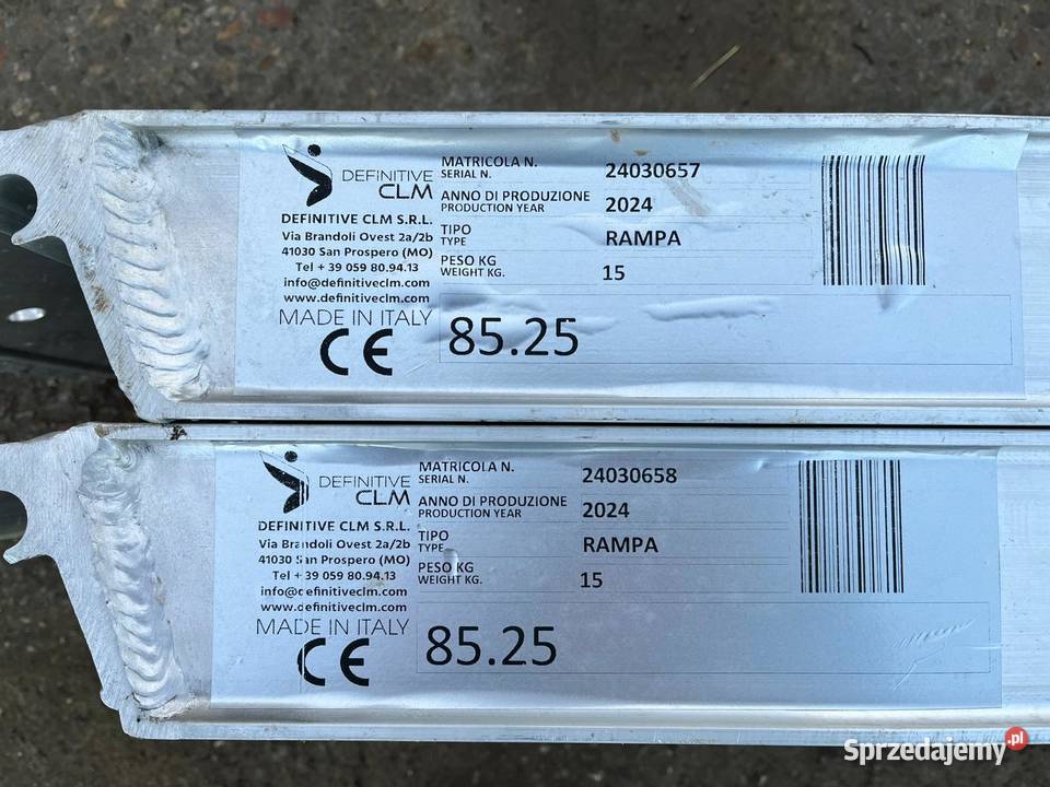 Najazd rampa aluminiowa 25m 2920 Pozostałe
