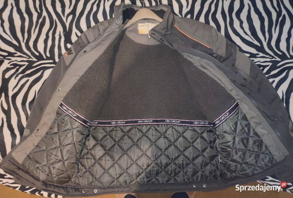 Kurtka zimowa męska brązowy/beżowy Paczków