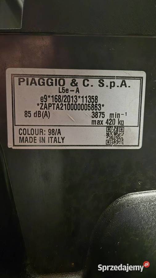 Piaggio MP3 300 8540km Motoryzacja Jordanów