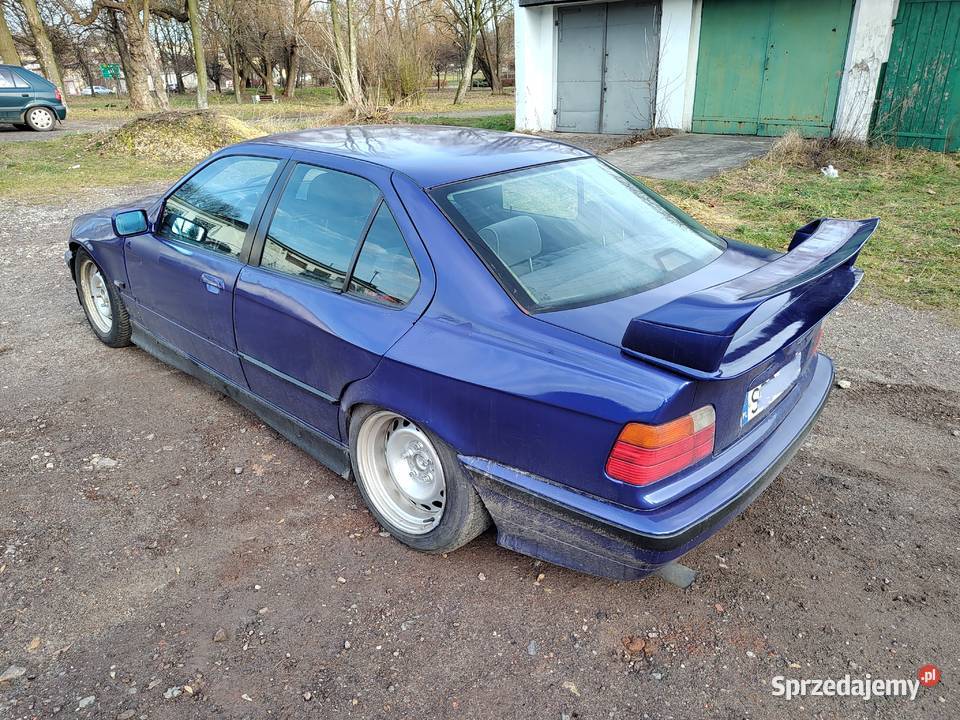 Gruz BMW E36 sedan drift poszerzenia stal szeroka hydro zamiana na inne