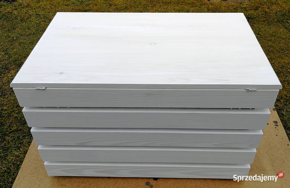 Skrzynia na zabawki kufer na akcesoria kota 50cm Radków