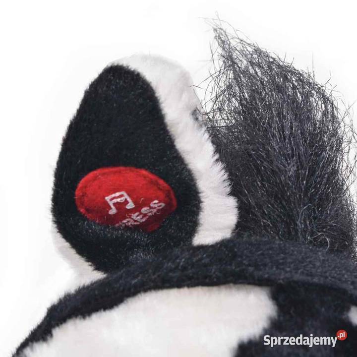 vidaXL Pluszowy konik stojący czarnobiały Warszawa