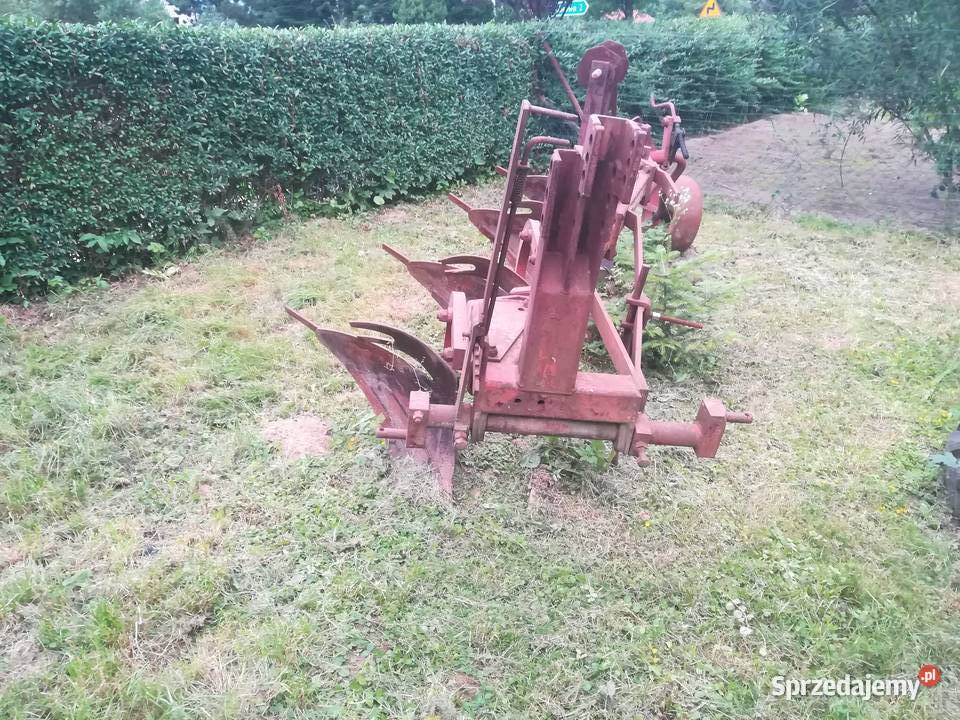 Pług 4 skibowy zagonowy Vogel Noot Farmer Polanówka