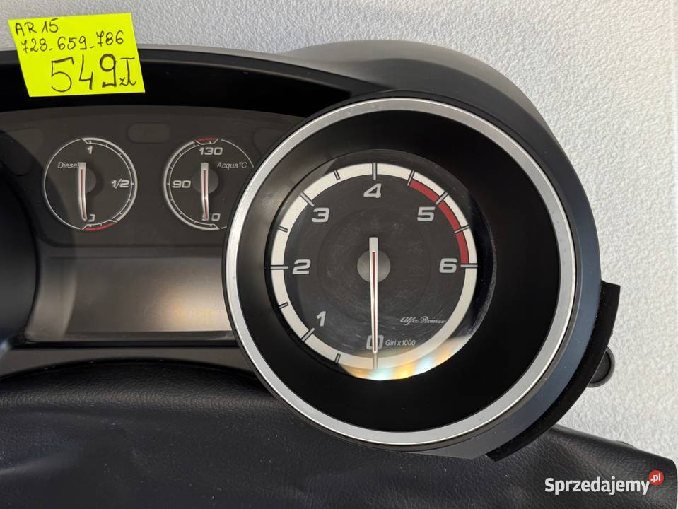 LICZNIK ZEGARY ALFA ROMEO GIULIETTA A2C87288500