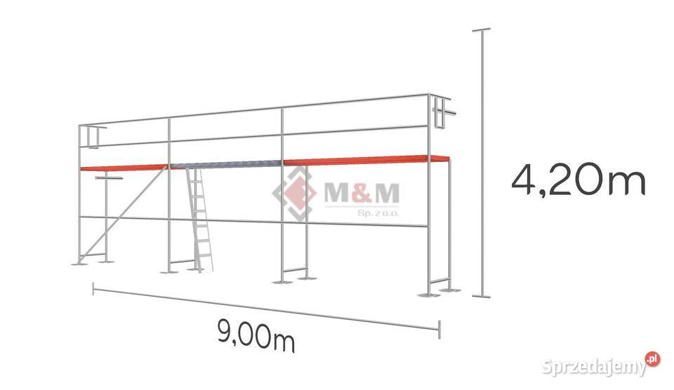 Zestaw 378 m2 Rusztowanie 9x42m Ramy stalowe 2m Stare Siołkowice sprzedam