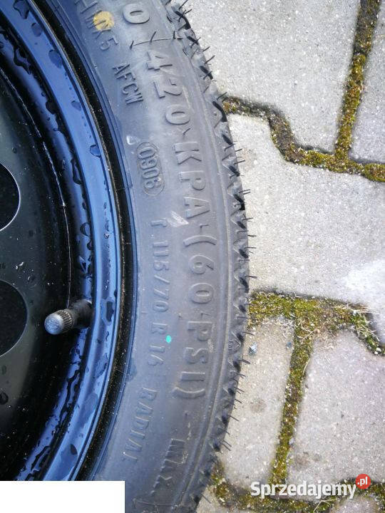 Honda Jazz 2012 2014 koło dojazdowe R16 4x100 lubelskie Kozubszczyzna
