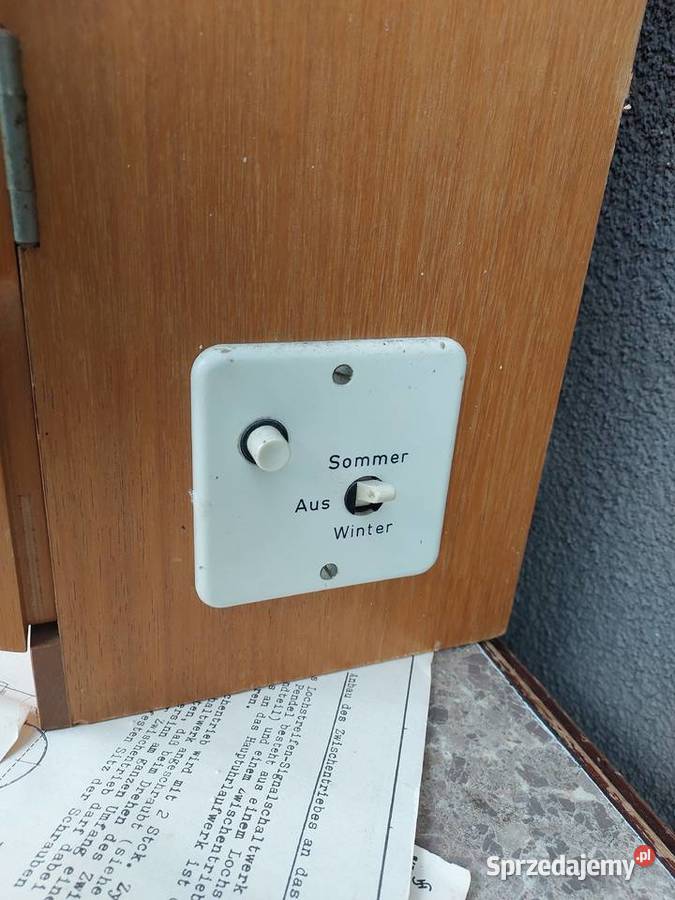 Stary zegar pierwotny Siemens sterujący matka Tczew