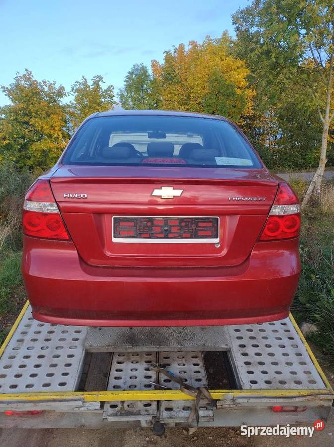 Chevrolet Aveo T 250 Sedan 12 B 2006r Elbląg