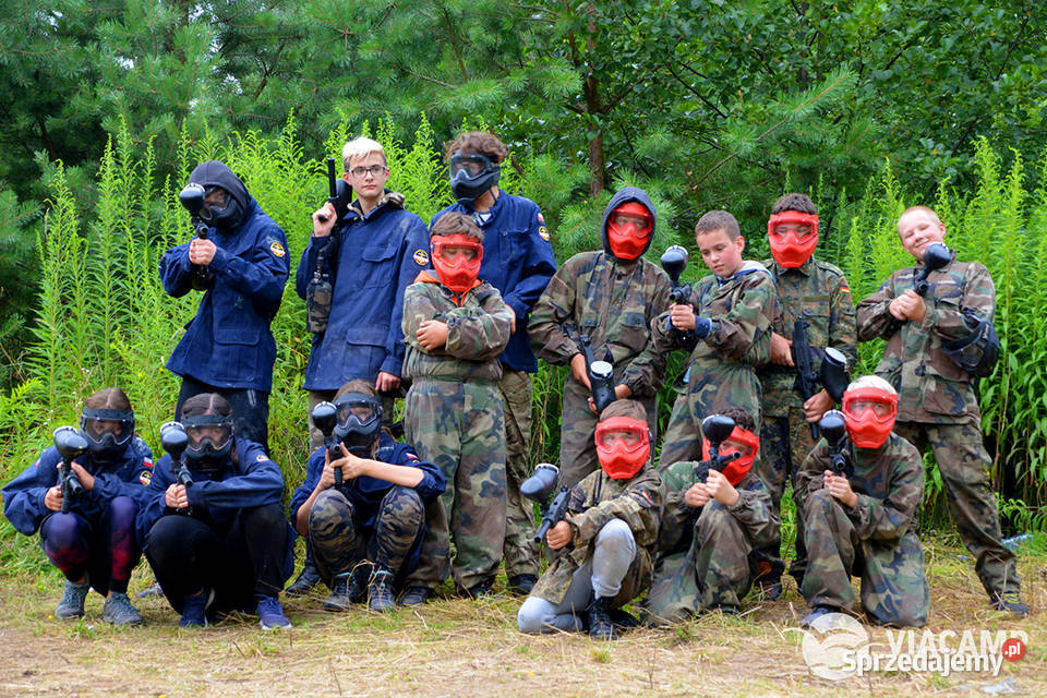 Obóz Paintballowy na Mazurach 2020 ViaCamp pomorskie Reda