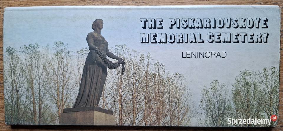 The Piskariovskoye memorial cemetery Leningrad Rok wydania 1985 Książki i Podręczniki Kraków