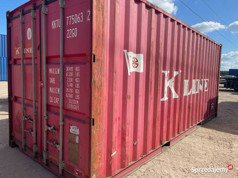 Kontener morski magazynowy 20DV 6 metrowy