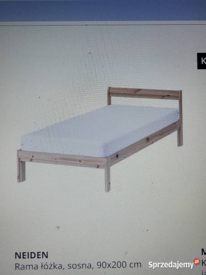 Łóżko Ikea z materacem i nakryciem Ełk