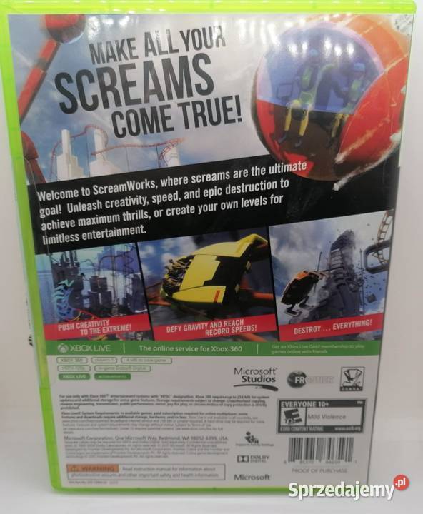 Gra Screamride Xbox 360