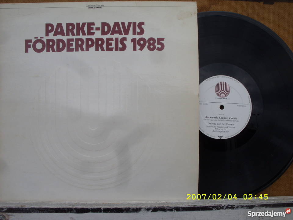 Pop LP PARKE DAVIS FORDERPREIS Muzyka Wołów
