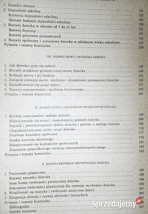 Psychologia rozwojowa M Przetacznikowa G