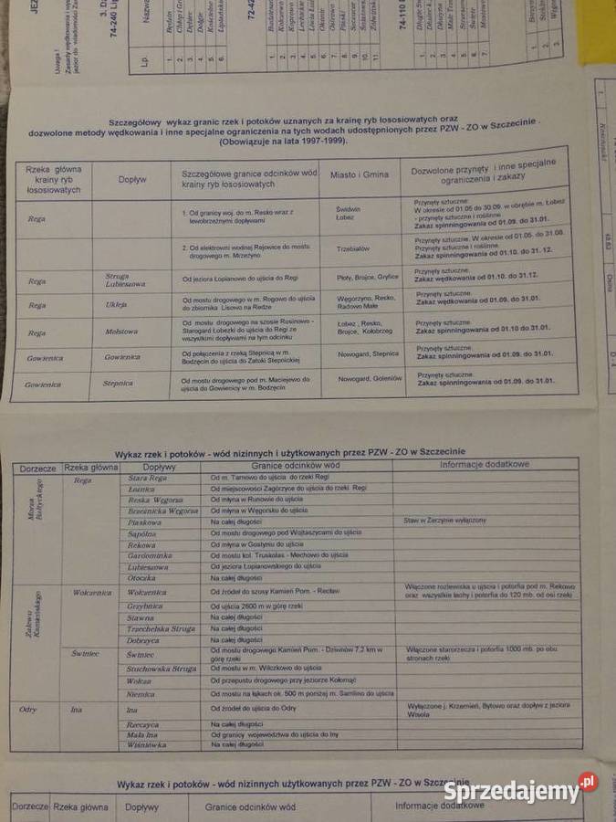 196 Plan Wód Wedkarskich Ziemia Szczecińska Szczecin