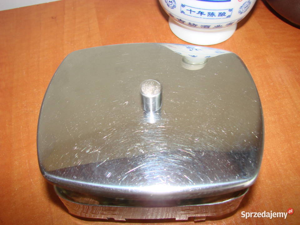 Stojadła Nierdzewne cukiernica PRL Pruszcz Gdański