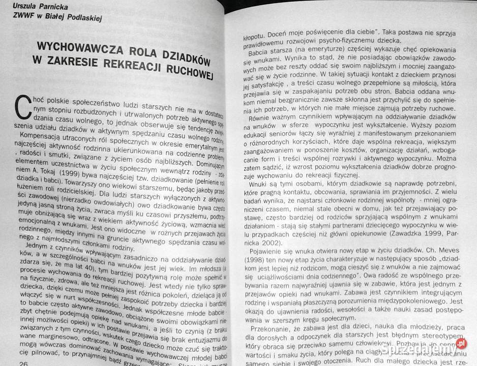 Rekreacja w rodzinie Urszula Parnicka lubelskie