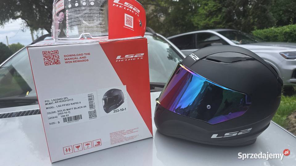 Kask motocyklowy ls2 S śląskie Rydułtowy