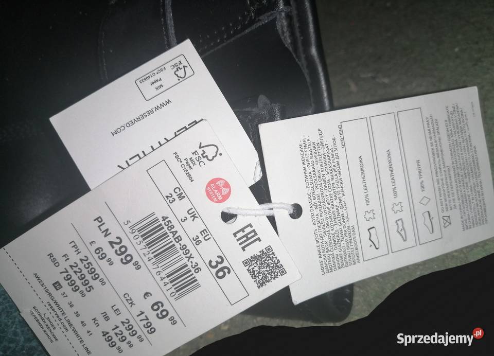 RESERVED PREMIUM skórzane buty kozaki botki Leszno sprzedam