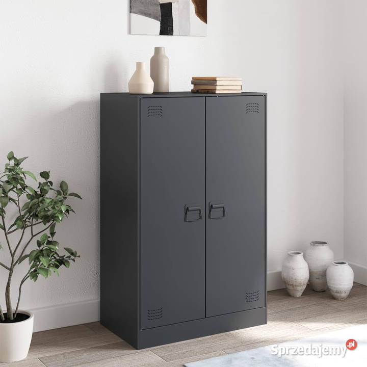 Szafka boczna antracytowa 67x39x107 stal Warszawa sprzedam