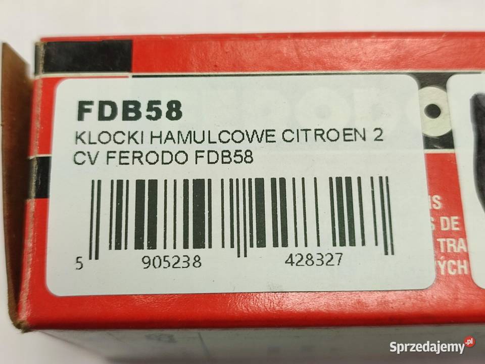 KLOCKI HAMULCOWE CITROEN MHARI CONVERTIBLE sprzedam
