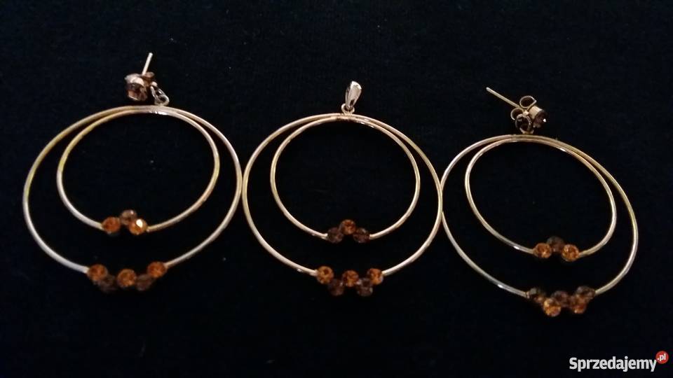 Komplet kolczyki i przywieszka Ozdoby łódzkie Łódź