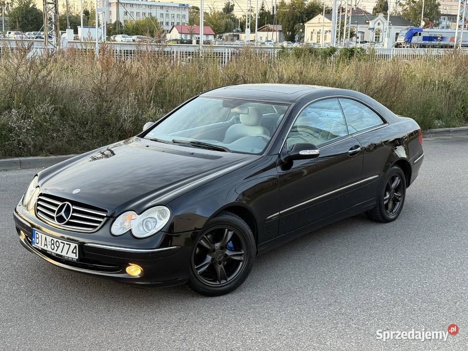 Mercedes CLK idealny studenta LPG Automat czujnik zmierzchu Białystok