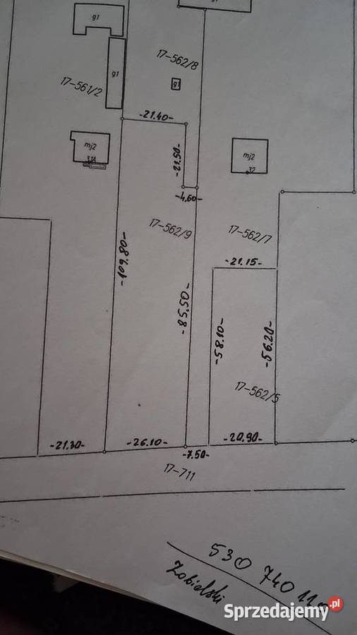 SPRZEDAM DZIAŁKĘ 2718m2 Radzyń Podlaski